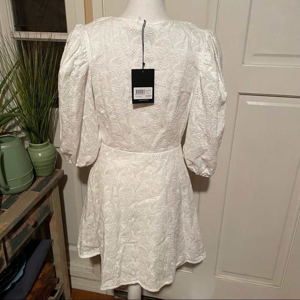 Nicholas White Lace Danni Dress in Featherington Eyelet - Picture 11 of 15